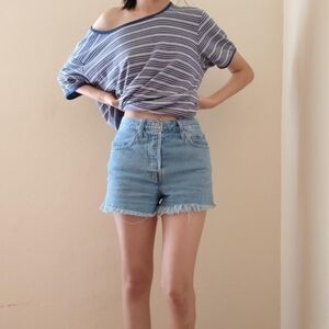 Levi's ribcage shorts
